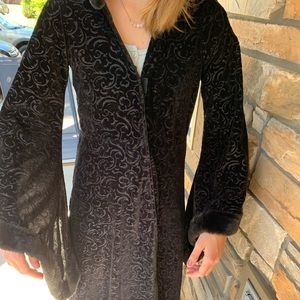 Black cloak for Halloween. Simple. Flowing.